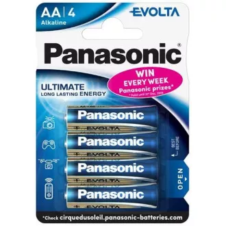 PANASONIC Alkalické baterie EVOLTA Platinum LR6EGE/4BP AA 1, 5V (Blistr 4ks) PANASONIC Alkalické baterie EVOLTA Platinum LR6EGE/4BP AA 1, 5V (Blistr 4ks)