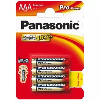PANASONIC Alkalické baterie Pro Power LR03PPG/4BP AAA 1, 5V (Blistr 4ks) PANASONIC Alkalické baterie Pro Power LR03PPG/4BP AAA 1, 5V (Blistr 4ks)