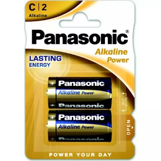 PANASONIC Alkalické baterie Alkaline Power LR14APB/2BP C 1, 5V (Blistr 2ks) PANASONIC Alkalické baterie Alkaline Power LR14APB/2BP C 1, 5V (Blistr 2ks)