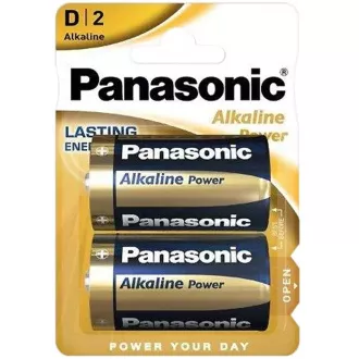 PANASONIC Alkalické baterie Alkaline Power LR20APB/2BP D 1, 5V (Blistr 2ks) PANASONIC Alkalické baterie Alkaline Power LR20APB/2BP D 1, 5V (Blistr 2ks)