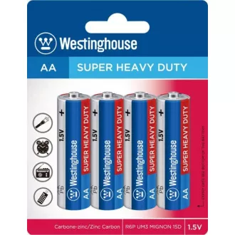 PANASONIC Zinkouhlíkové baterie Red Zinc R6RZ/4BP EU AA 1, 5V (Blistr 4ks) PANASONIC Zinkouhlíkové baterie Red Zinc R6RZ/4BP EU AA 1, 5V (Blistr 4ks)