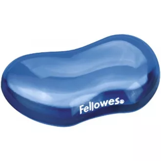 Podložka pod zápěstí Fellowes CRYSTAL gelová modrá