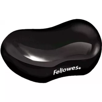 Podložka pod zápěstí Fellowes CRYSTAL gelová černá Podložka pod zápěstí Fellowes CRYSTAL gelová černá
