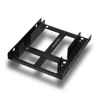 AXAGON RHD-225, kovový rámeček pro 2x 2.5" HDD/SSD do 3.5" pozice, montáž ventilátoru AXAGON RHD-225, kovový rámeček pro 2x 2.5" HDD/SSD do 3.5" pozice, montáž ventilátoru