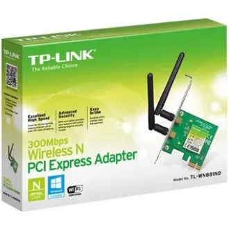 TP-Link TL-WN881ND PCI Express adapter (N300, 2, 4GHz, PCIe) TP-Link TL-WN881ND PCI Express adapter (N300, 2, 4GHz, PCIe)