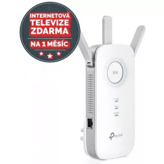 TP-Link RE450 OneMesh/EasyMesh WiFi5 Extender/Repeater (AC1750, 2, 4GHz/5GHz, 1xGbELAN) TP-Link RE450 OneMesh/EasyMesh WiFi5 Extender/Repeater (AC1750, 2, 4GHz/5GHz, 1xGbELAN)