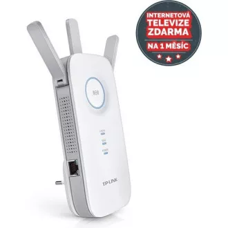 TP-Link RE450 OneMesh/EasyMesh WiFi5 Extender/Repeater (AC1750, 2, 4GHz/5GHz, 1xGbELAN) TP-Link RE450 OneMesh/EasyMesh WiFi5 Extender/Repeater (AC1750, 2, 4GHz/5GHz, 1xGbELAN)