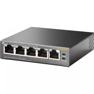 TP-Link switch TL-SG1005P (5xGbE, 4xPoE+, 65W, fanless) TP-Link switch TL-SG1005P (5xGbE, 4xPoE+, 65W, fanless)
