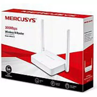 MERCUSYS MW301R WiFi4 router (N300, 2, 4GHz, 2x100Mb/s LAN, 1x100Mb/s WAN) MERCUSYS MW301R WiFi4 router (N300, 2, 4GHz, 2x100Mb/s LAN, 1x100Mb/s WAN)