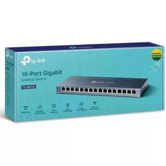 TP-Link switch TL-SG116 (16xGbE, fanless) TP-Link switch TL-SG116 (16xGbE, fanless)