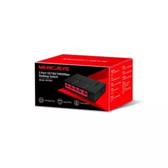 MERCUSYS MS105G switch (5xGbE, fanless) MERCUSYS MS105G switch (5xGbE, fanless)