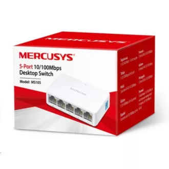 MERCUSYS switch MS105 (5x100Mb/s, fanless) MERCUSYS switch MS105 (5x100Mb/s, fanless)