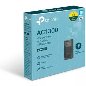 TP-Link Archer T3U WiFi5 USB adapter (AC1300, 2, 4GHz/5GHz, USB3.0) TP-Link Archer T3U WiFi5 USB adapter (AC1300, 2, 4GHz/5GHz, USB3.0)