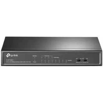TP-Link switch TL-SF1006P (6x100Mb/s, 4xPoE+, 67W, fanless) TP-Link switch TL-SF1006P (6x100Mb/s, 4xPoE+, 67W, fanless)