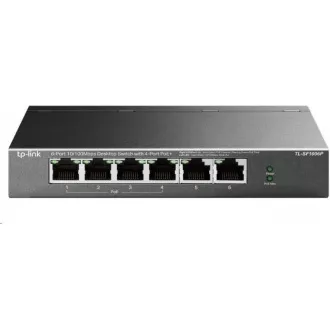 TP-Link switch TL-SF1006P (6x100Mb/s, 4xPoE+, 67W, fanless) TP-Link switch TL-SF1006P (6x100Mb/s, 4xPoE+, 67W, fanless)