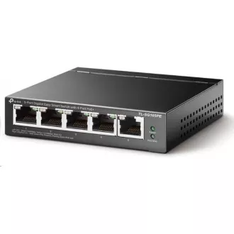 TP-Link Easy Smart switch TL-SG105PE (5xGbE, 4xPoE+, 65W, fanless) TP-Link Easy Smart switch TL-SG105PE (5xGbE, 4xPoE+, 65W, fanless)