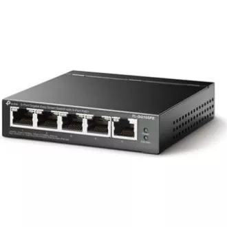 TP-Link Easy Smart switch TL-SG105PE (5xGbE, 4xPoE+, 65W, fanless) TP-Link Easy Smart switch TL-SG105PE (5xGbE, 4xPoE+, 65W, fanless)