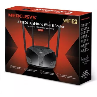 MERCUSYS MR70X Aginet WiFi6 router (AX1800, 2, 4GHz/5GHz, 3xGbELAN, 1xGbEWAN) MERCUSYS MR70X Aginet WiFi6 router (AX1800, 2, 4GHz/5GHz, 3xGbELAN, 1xGbEWAN)