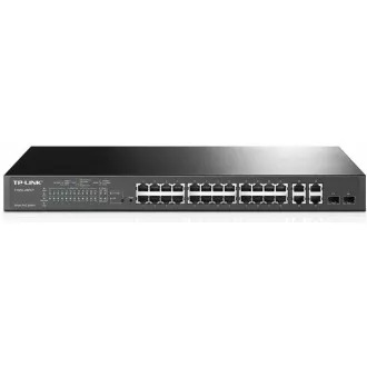 TP-Link OMADA JetStream switch TL-SL2428P (24x100Mb/s, 2xGbE, 2GbE/2xSFP combo, 24xPoE+, 250W) TP-Link OMADA JetStream switch TL-SL2428P (24x100Mb/s, 2xGbE, 2GbE/2xSFP combo, 24xPoE+, 250W)