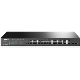 TP-Link OMADA JetStream switch TL-SL2428P (24x100Mb/s, 2xGbE, 2GbE/2xSFP combo, 24xPoE+, 250W) TP-Link OMADA JetStream switch TL-SL2428P (24x100Mb/s, 2xGbE, 2GbE/2xSFP combo, 24xPoE+, 250W)