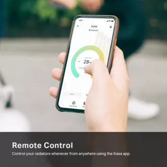 TP-LINK Kasa KE100 Inteligentní termostatická radiátorová hlavice Kasa
