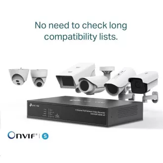 TP-Link VIGI NVR1004H-4P, videorekordér, 4 channels, 4xPoE, 1xSATA, 1x100Mb/s LAN, 2xUSB2.0, 1xHDMI, 1xVGA TP-Link VIGI NVR1004H-4P, videorekordér, 4 channels, 4xPoE, 1xSATA, 1x100Mb/s LAN, 2xUSB2.0, 1xHDMI, 1xVGA