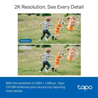 TP-Link Tapo C510W venkovní-outdoor kamera, (3MP, PTZ, 2K 1296p, WiFi, IR 30m, micro SD card) TP-Link Tapo C510W venkovní-outdoor kamera, (3MP, PTZ, 2K 1296p, WiFi, IR 30m, micro SD card)