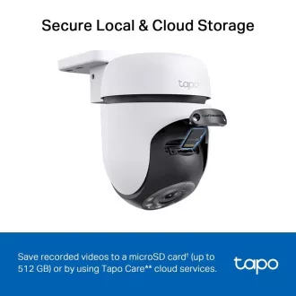 TP-Link Tapo C510W venkovní-outdoor kamera, (3MP, PTZ, 2K 1296p, WiFi, IR 30m, micro SD card) TP-Link Tapo C510W venkovní-outdoor kamera, (3MP, PTZ, 2K 1296p, WiFi, IR 30m, micro SD card)