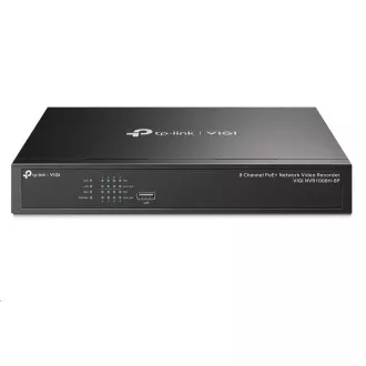 TP-Link VIGI NVR1008H-8P, videorekordér, 8 channels, 8xPoE, 1x100Mb/s LAN, 1xVGA, 1xHDMI, 2xUSB2.0