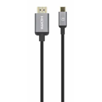 Manhattan kabel USB-C na HDMI, USB-C Male na HDMI Male, 2m, černá Manhattan kabel USB-C na HDMI, USB-C Male na HDMI Male, 2m, černá