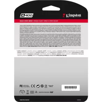 Kingston SSD 480GB A400 SATA3 2.5 SSD (7mm height) (R 500MB/s; W 450MB/s)