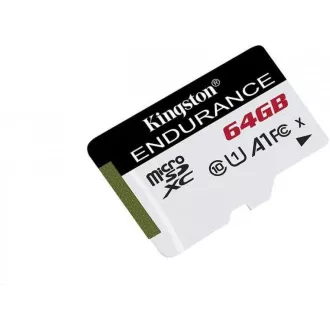 Kingston MicroSDXC karta 64GB microSD XC High Endurance, 95R Class 10 UHS-I U1