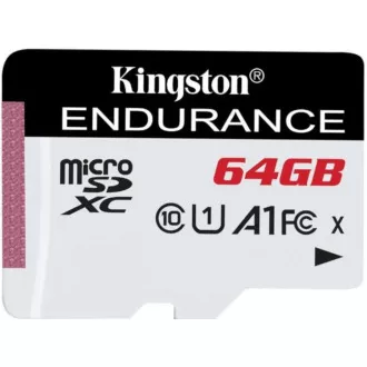 Kingston MicroSDXC karta 64GB microSD XC High Endurance, 95R Class 10 UHS-I U1