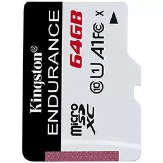 Kingston MicroSDXC karta 64GB microSD XC High Endurance, 95R Class 10 UHS-I U1