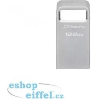Kingston Flash Disk 128GB DataTraveler Micro 200MB/s Metal USB 3.2 Gen 1