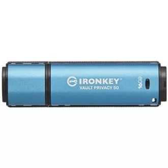 Kingston Flash Disk IronKey 16GB Vault Privacy 50 AES-256 Encrypted, FIPS 197