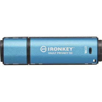 Kingston Flash Disk IronKey 16GB Vault Privacy 50 AES-256 Encrypted, FIPS 197