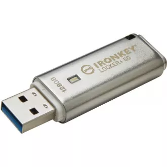 Kingston Flash Disk IronKey 128GB IKLP50 IronKey Locker+ 50 AES USB, w/256bit Encryption Kingston Flash Disk IronKey 128GB IKLP50 IronKey Locker+ 50 AES USB, w/256bit Encryption
