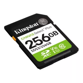 Kingston SDXC karta 256GB Canvas Select Plus, U1, V10, A1 Kingston SDXC karta 256GB Canvas Select Plus, U1, V10, A1