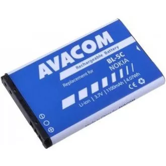 AVACOM baterie do mobilu Nokia 6230, N70, Li-Ion 3, 7V 1100mAh (náhrada BL-5C) AVACOM baterie do mobilu Nokia 6230, N70, Li-Ion 3, 7V 1100mAh (náhrada BL-5C)