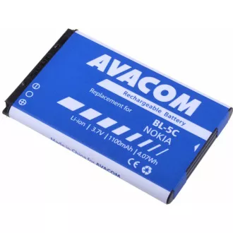 AVACOM baterie do mobilu Nokia 6230, N70, Li-Ion 3, 7V 1100mAh (náhrada BL-5C) AVACOM baterie do mobilu Nokia 6230, N70, Li-Ion 3, 7V 1100mAh (náhrada BL-5C)