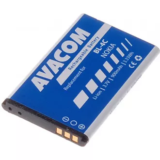 AVACOM baterie do mobilu Nokia 6300 Li-Ion 3, 7V 900mAh (náhrada BL-4C)