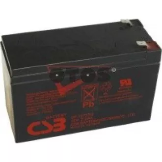 CSB 12V 7, 2Ah olověný akumulátor F2 (GP1272F2) CSB 12V 7, 2Ah olověný akumulátor F2 (GP1272F2)