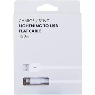 AVACOM LIG-120W kabel USB - Lightning, 120cm, bílá