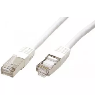 PREMIUMCORD Patch kabel CAT6a S-FTP, RJ45-RJ45, AWG 26/7 5m bílá