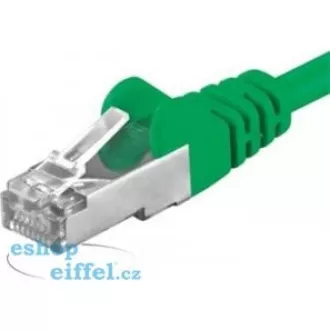 PREMIUMCORD Patch kabel CAT6a S-FTP, RJ45-RJ45, AWG 26/7 1m zelená PREMIUMCORD Patch kabel CAT6a S-FTP, RJ45-RJ45, AWG 26/7 1m zelená