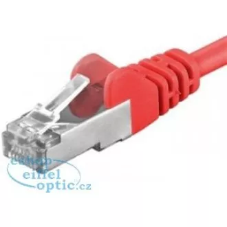 PREMIUMCORD Patch kabel CAT6a S-FTP, RJ45-RJ45, AWG 26/7 1, 5m červená PREMIUMCORD Patch kabel CAT6a S-FTP, RJ45-RJ45, AWG 26/7 1, 5m červená