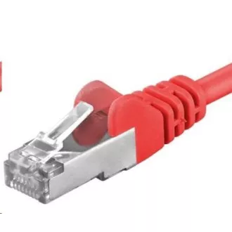 PREMIUMCORD Patch kabel CAT6a S-FTP, RJ45-RJ45, AWG 26/7 3m červená PREMIUMCORD Patch kabel CAT6a S-FTP, RJ45-RJ45, AWG 26/7 3m červená