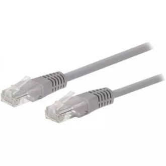 C-TECH kabel patchcord Cat5e, UTP, šedý, 2m