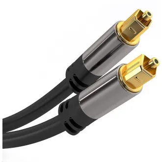 PremiumCord Kabel Toslink M/M, 6mm, 0, 5m, černá PremiumCord Kabel Toslink M/M, 6mm, 0, 5m, černá
